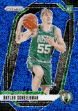 2024-25 Baylor Scheierman Panini Prizm BLUE SPARKLE PRIZM ROOKIE 99/144 RC #236 Boston Celtics