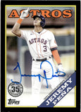 2023 Jeremy Pena Topps 1988 DESIGN BLACK BORDER AUTOGRAPH 190/199 AUTO #88BA-JP Houston Astros