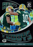2024 Christian Watson Jordan Love Panini Donruss Optic BEST TUDDYS BLACK PANDORA PRIZM 4/25 #5 Green Bay Packers