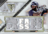 2021 Yordan Alvarez Topps Triple Threads GAME-USED MEMORABILIA 29/36 JERSEY #TTR-YA2 Houston Astros