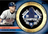 2012 Derek Jeter Topps SERIES 1 COMMEMORATIVE GOLD PIN 209/736 #GCP-DJ New York Yankees