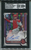 2022 Jimmy Crooks III Bowman Chrome Draft 1ST BOWMAN REFRACTOR AUTO 305/499 AUTOGRAPH SGC 10/10 #CDA-JCS St. Louis Cardinals 9125
