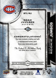 2018-19 Noah Juulsen Upper Deck Black Diamond ROOKIE TEAM LOGO JUMB0S MANUFACTURED PATCH RC #RTL-NJ Montreal Canadiens