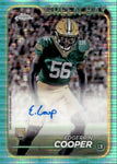 2024 Edgerrin Cooper Topps Chrome AQUA SONAR REFRACTOR AUTOGRAPH ROOKIE 97/199 AUTO RC #RA-ECO Green Bay Packers