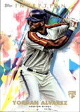 2020 Yordan Alvarez Topps Inception ROOKIE RC #25 Houston Astros