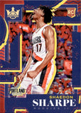 2022-23 Shaedon Sharpe Panini Court Kings ROOKIES II RC #114 Portland Trail Blazers