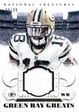2014 Randall Cobb Panini National Treasures GREEN BAY GREATS GAME-WORN JERSEY 39/99 #LL-RC Green Bay Packers