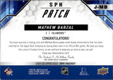 2021-22 Mathew Barzal Upper Deck SPx PATCH 4/25 #J-MB New York Islanders