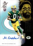 2025 Matthew Golden Topps Signature Class TEAL ROOKIE AUTOGRAPH 201/225 RC AUTO #111 Green Bay Packers