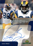 2000 Isaac Bruce Upper Deck MVP PROSIGN AUTOGRAPH AUTO #IB St. Louis Rams