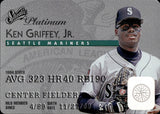 1995 Ken Griffey Jr. Donruss Studio PLATINUM #5 Seattle Mariners