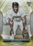 2019 Willie Mays Topps Triple Threads CITRINE 30/75 #95 San Francisco Giants