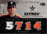 2007 Nolan Ryan Upper Deck UD Premier PREMIER REMNANTS 4 24/68 GAME-USED JERSEY #PR4-NR Houston Astros