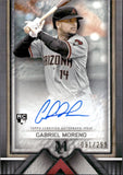 2023 Gabriel Moreno Topps Museum ROOKIE ARCHIVAL AUTO 091/299 AUTOGRAPH RC #AA-GM Arizona Diamondbacks