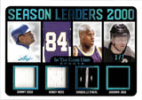 2020 Sammy Sosa Randy Moss Shaquille O'Neal Jaromir Jagr Leaf In The Game Used SEASON LEADERS 2000 GAME-USED JERSEYS 1/7 #SL-12 Cubs Vikings Lakers Penguins