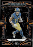 2023 Puka Nacua Panini Obsidian ELECTRIC ETCH ORANGE ROOKIE 49/49 RC #156 Los Angeles Rams