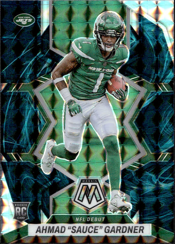 2022 Ahmad "Sauce" Gardner Panini Mosaic SP ROOKIE GENESIS RC #289 New York Jets