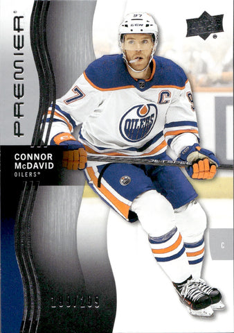 2023-24 Connor McDavid Upper Deck Premier 199/299 #1 Edmonton Oilers