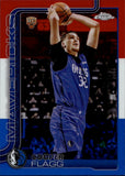2025-26 Cooper Flagg Topps Chrome RED WHITE AND BLUE ROOKIE RC #251 Dallas Mavericks