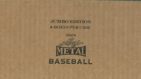 2024 Leaf Metal Baseball Jumbo, 8 Box Case