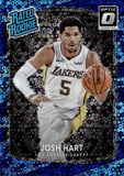 2017-18 Josh Hart Panini Donruss Optic RATED ROOKIE PURPLE FAST BRK PRIZM 2/155 RC #171 Los Angeles Lakers