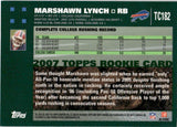 2007 Marshawn Lynch Topps Chrome ROOKIE RC #TC182 Buffalo Bills 2