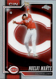 2026 Noelvi Marte Topps Chrome LIGHTBOARD TEAM LOGO VARIATION #11 Cincinnati Reds