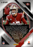 2025 Brock Purdy Panini Prizm PINK PRIZM PREMIER JERSEY #PJY-BPY San Francisco 49ers