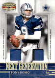 2007 Tony Romo Donruss Gridiron Gear NEXT GENERATION GAME-WORN PRIME JERSEY 6/50 #NG-36 Dallas Cowboys