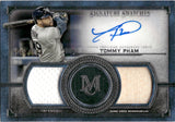 2019 Tommy Pham Topps Museum Collection SIGNATURE SWATCHES DUAL RELIC AUTOGRAPH 169/199 AUTO JERSEY BAT #SSDA-TP Tampa Bay Rays