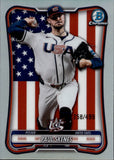 2026 Paul Skenes Bowman Chrome WORLD BASEBALL CLASSIC TEAM USA FLAG VARIATION REFRACTOR 258/499 #BCP-198 United States