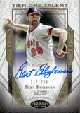 2022 Bert Blyleven Topps Tier One TIER ONE TALENT AUTOGRAPH 217/299 AUTO #T1TA-BBY California Angels