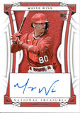 2023 Masyn Winn Panini National Treasures ROOKIE AUTOGRAPH 95/99 RC AUTO #PS-MW St. Louis Cardinals