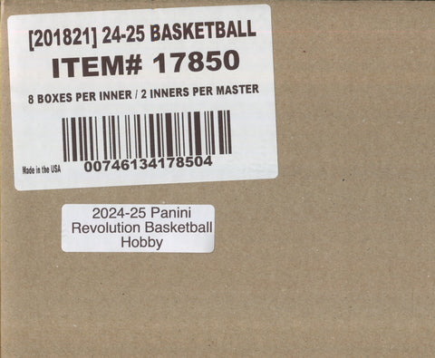 2024-25 Panini Revolution Basketball Hobby, 16 Box Master Case