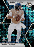 2020 Russell Wilson Panini Mosaic PRO BOWL GENESIS PRIZM #260 Seattle Seahawks