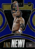 2024 Oba Femi Panini Select WWE ROOKIE BLUE PRIZM AND NEW! 29/49 #5 Monday Night Raw