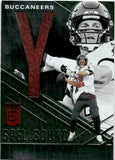 2021 Tom Brady Panini Donruss Elite SPELLBOUND "Y" #S-Y Tampa Bay Buccaneers