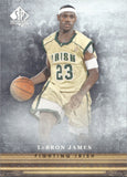 2013-14 LeBron James Upper Deck SP Authentic CANVAS COLLECTION #CC-17 St. Mary Fighting Irish