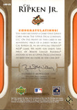 2004 Cal Ripken Jr. Upper Deck SP Legendary Cuts LEGENDARY SWATCHES JERSEY #LSW-CR Baltimore Orioles