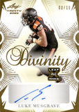2023 Luke Musgrave Leaf Trinity DIVINITY ROOKIE AUTOGRAPH 8/10 RC AUTO #D-LM1 Oregon State Beavers Green Bay Packers