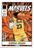 2023-24 LeBron James Panini Donruss NET MARVELS PRESS PROOF #9 Los Angeles Lakers