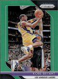 2018-19 Kobe Bryant Panini Prizm GREEN PRIZM #15 Los Angeles Lakers