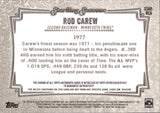 2020 Rod Carew Topps Sterling STERLING SEASONS AUTOGRAPH RELICS 1/1 ONE OF ONE AUTO JERSEY BAT #SSAR-RCA Minnesota Twins