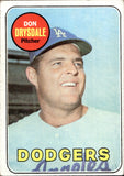 1969 Don Drysdale Topps #400 Los Angeles Dodgers BV$50
