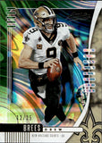 2019 Drew Brees Panini Absolute GREEN WAVES 12/25 #76 New Orleans Saints