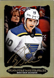 2018-19 Brayden Schenn Upper Deck Ultimate Collection SIGNATURE MASTERPIECES AUTOGRAPH AUTO #USM-BS St. Louis Blues