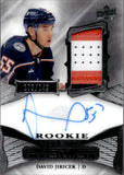 2022-23 David Jiricek Upper Deck Premier ROOKIE AUTO PATCH 179/249 RC AUTO #AR-DJ Columbus Blue Jackets