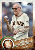 2015 Stan Lee Topps SERIES TWO FIRST PITCH #FP-21 New York Giants MARVEL LEGEND 1