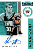 2019-20 Shane Battier Panini Contenders LEGENDARY CONTENDERS AUTOGRAPH 53/199 AUTO #LC-SBT Memphis Grizzlies