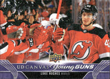 2023-24 Luke Hughes Upper Deck SERIES TWO UD CANVAS YOUNG GUNS ROOKIE RC #C213 New Jersey Devils